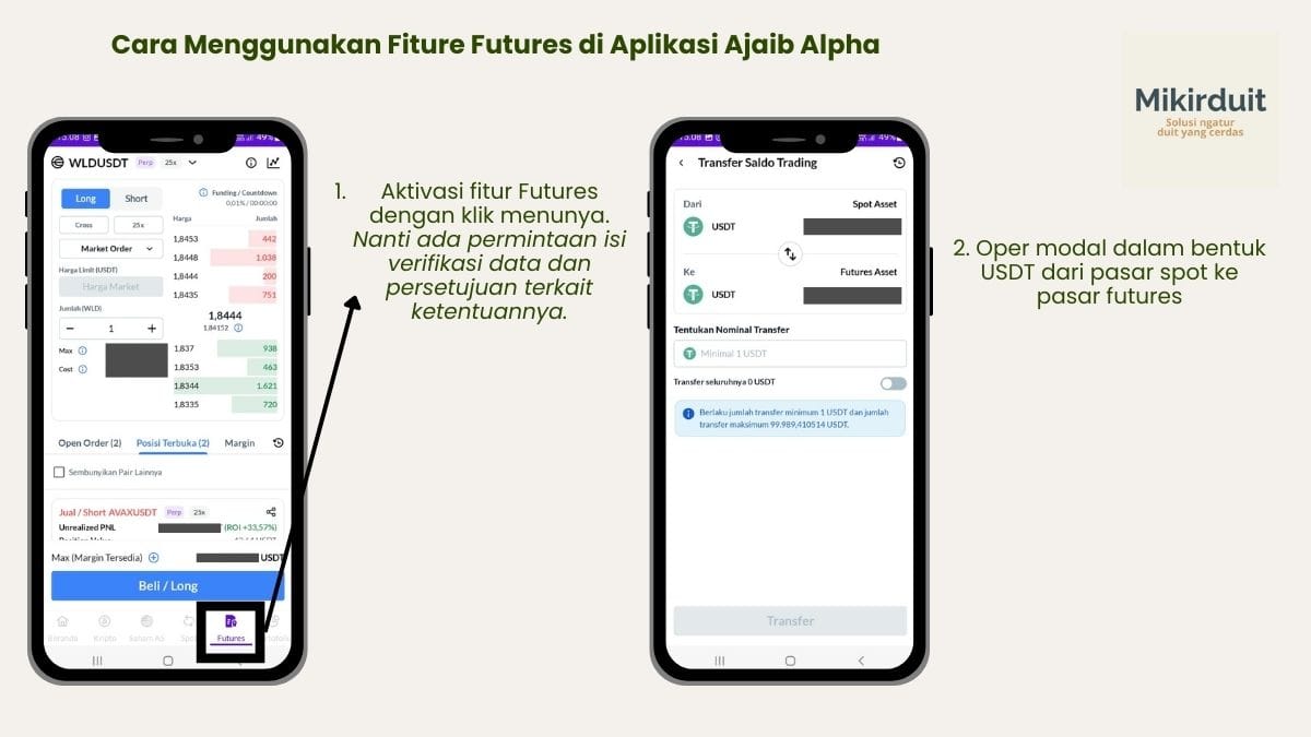 cara menggunakan trading futures di Ajaib