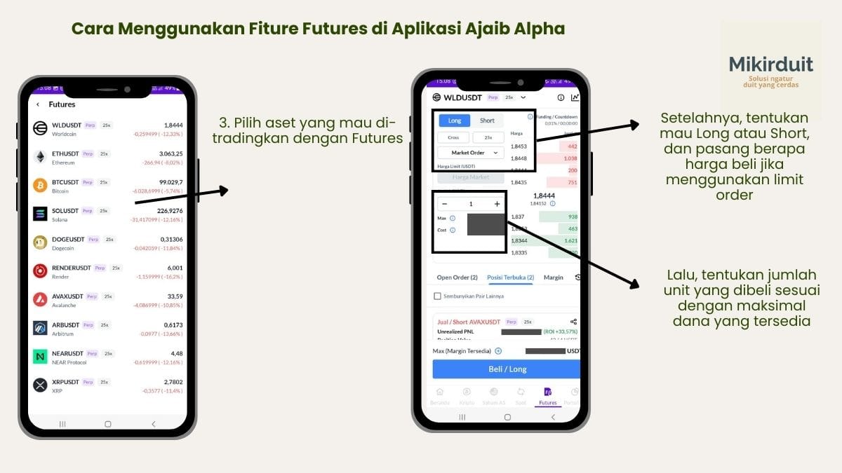 cara menggunakan trading futures di Ajaib