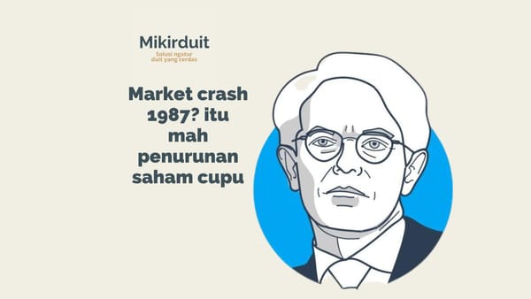 Peter Lynch sebut market crash 1987 biasa saja