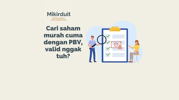 Fungsi PBV dalam valuasi saham murah