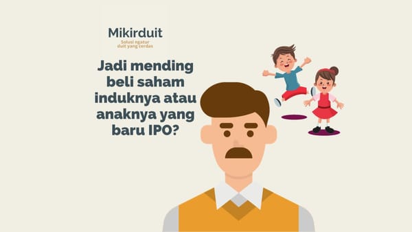 saham induk usaha dan anak usaha IPO