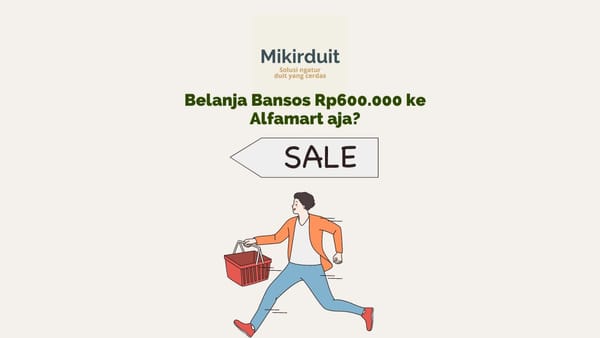 belanja bansos ke AMRT ?