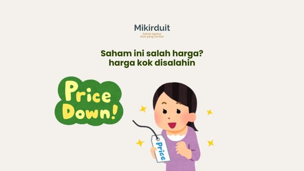 saham salah harga